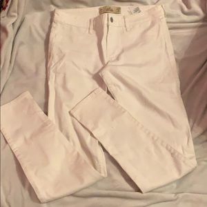 White Hollister Skinny Jeans
